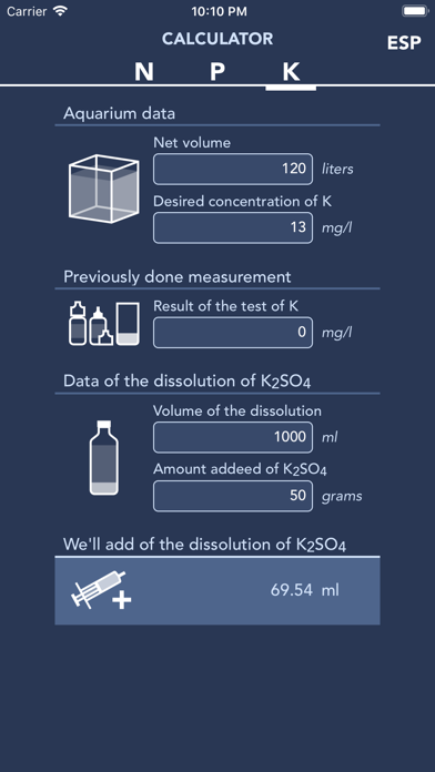 Calculator NPK screenshot 3