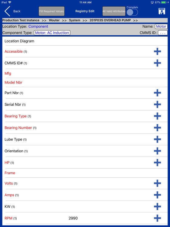 iReliability Asset Registry