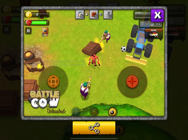 Battle Cow (BCU), game for IOS