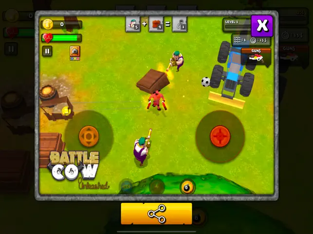 Battle Cow (BCU), game for IOS