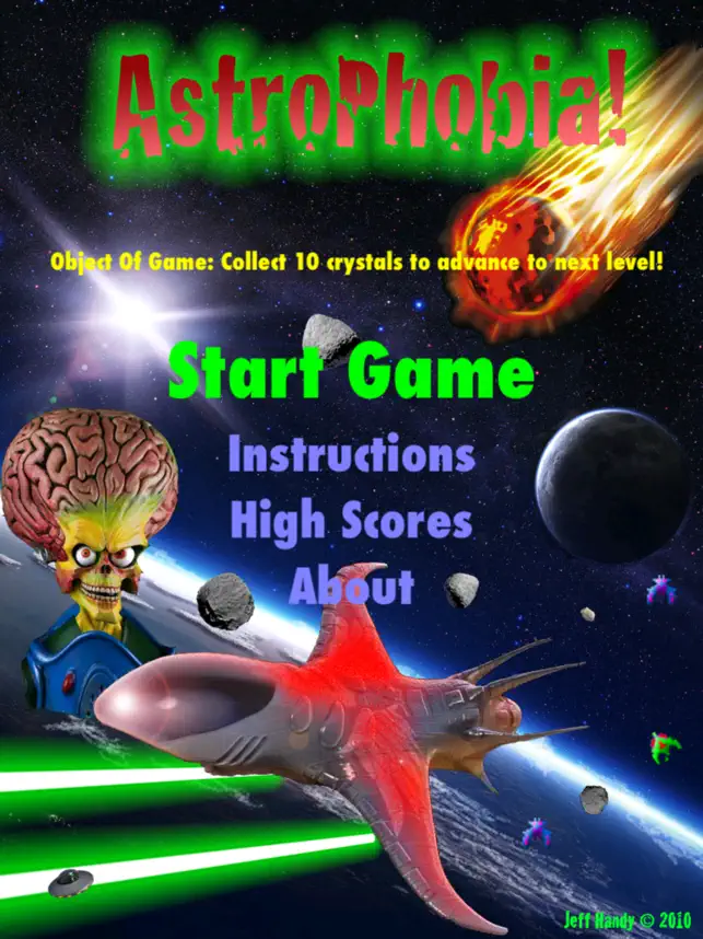 AstroPhobia! HD, game for IOS