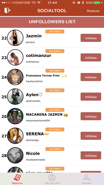 SocialTool - Follower Analyzer
