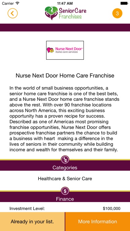 Senior Care Franchises screenshot-3