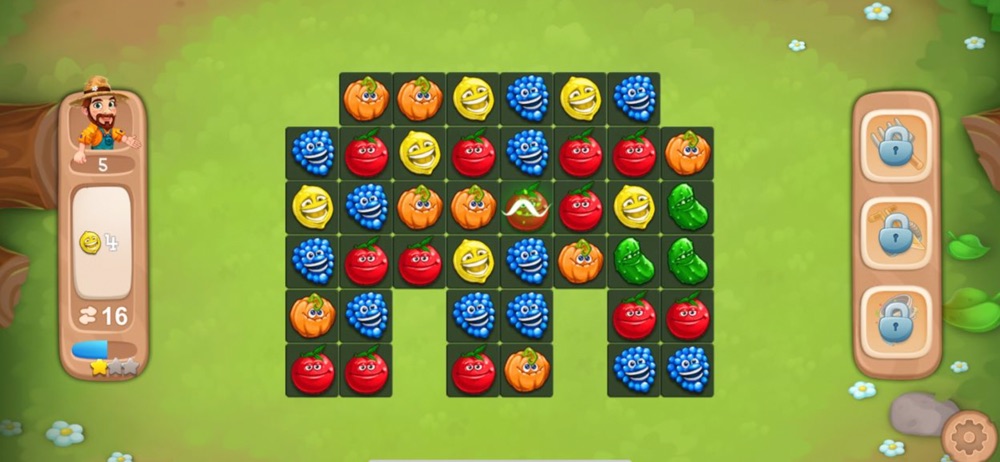 Funny farm – puzzles, match 3.