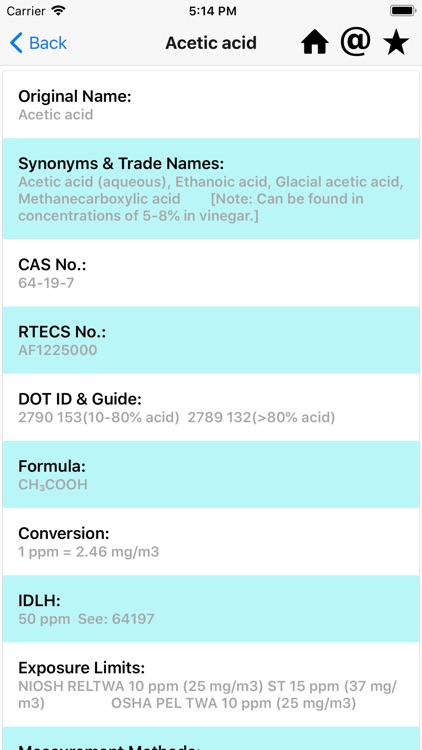 Chemical Hazards (NIOSH) screenshot-4