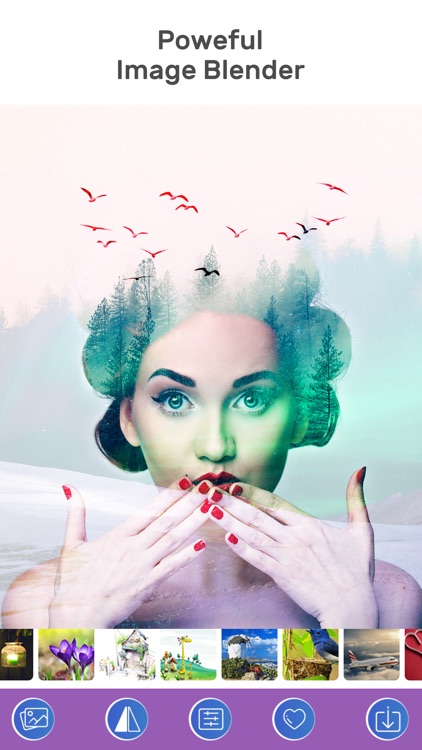 Double Exposure Blend Overlap
