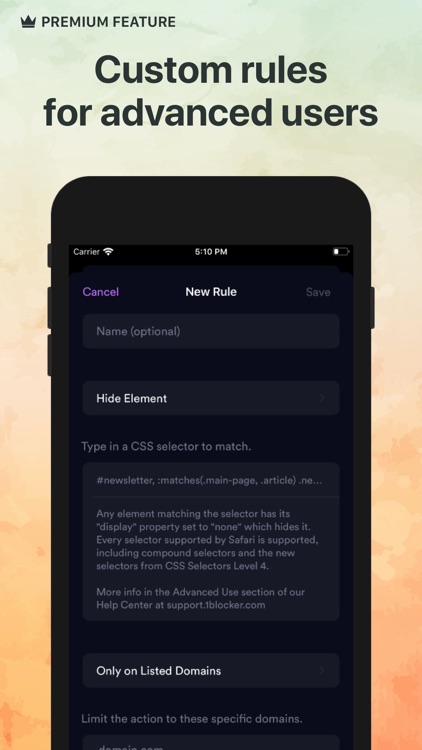 1Blocker: Privacy & Ad Blocker screenshot-9