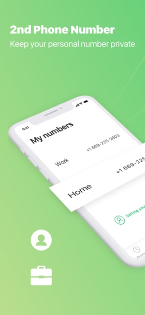 Second Phone Number+ Call App