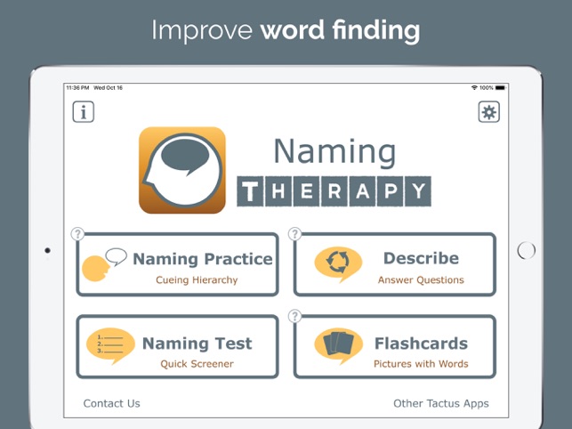 Naming Therapy On The App Store