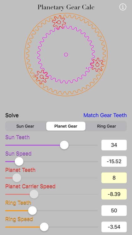 Planetary Gear Calculator screenshot-3