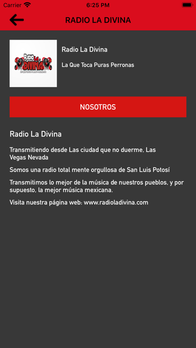 Radio La Divina screenshot 2