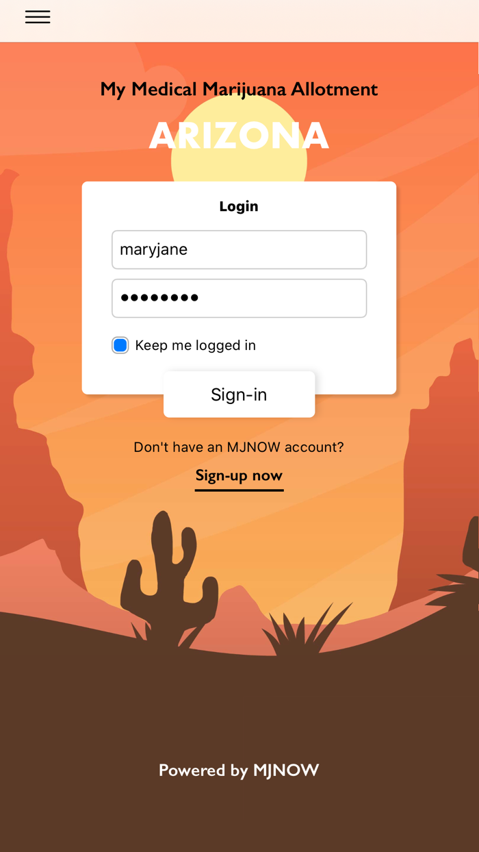 My Arizona MMJ Allotment