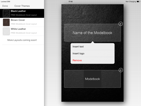 Modelbook screenshot 2