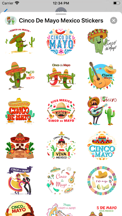 Cinco De Mayo Mexico Stickers screenshot 3