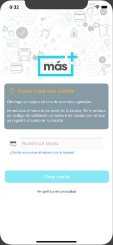 Snímek obrazovky 1 Mas Tarjeta Billetaje iphone