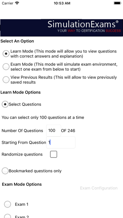 How to cancel & delete Exam Sim For JNCIA Junos from iphone & ipad 2