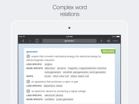 Advanced English Dictionary & Thesaurus (Universal) screenshot