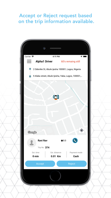 Alpha1Rides Driver screenshot 3