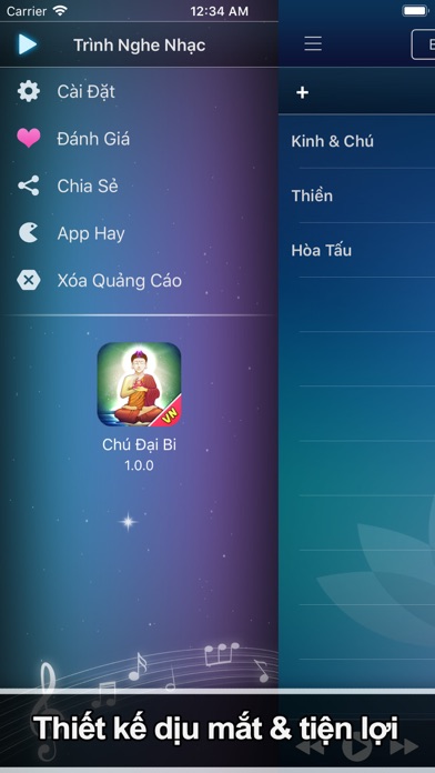 How to cancel & delete Chú Đại Bi - Nhạc Kinh Phật from iphone & ipad 4