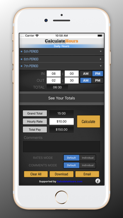 How to cancel & delete Calculate Hours Worked - Timesheet Calculator from iphone & ipad 2