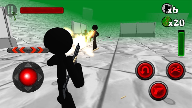 Stickman vs Zombies 3D screenshot-3