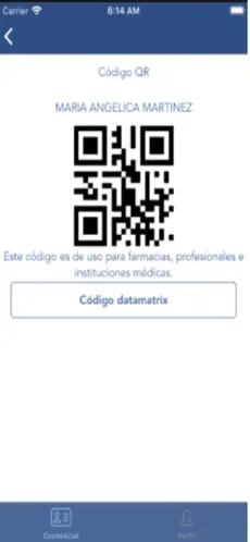 Imagine 5 Credencial Digital SANIDAD iphone