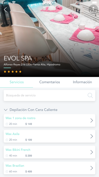 Day Spa Evol México City screenshot 2