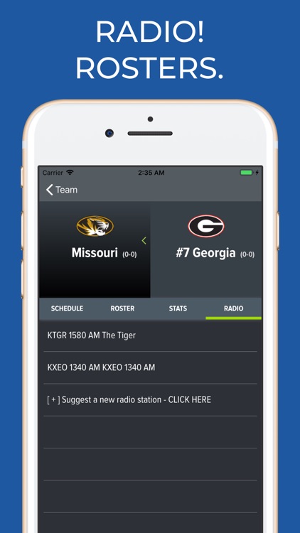 Missouri Football Schedules