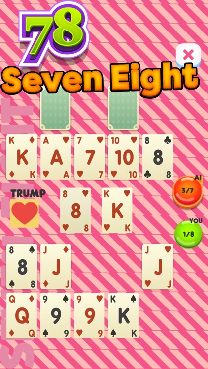 Seven Eight 78 Card Game