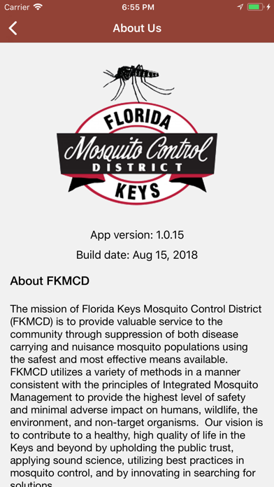 FL Keys Mosquito Notifications screenshot 4