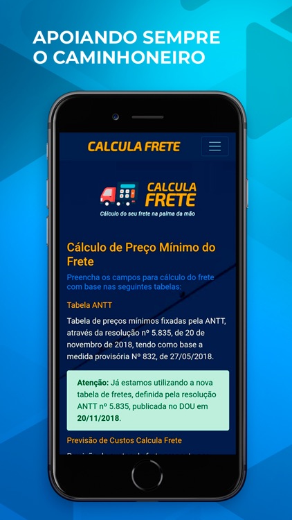 Calcula Frete