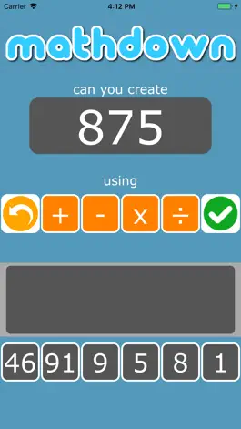 Game screenshot mathdown mod apk