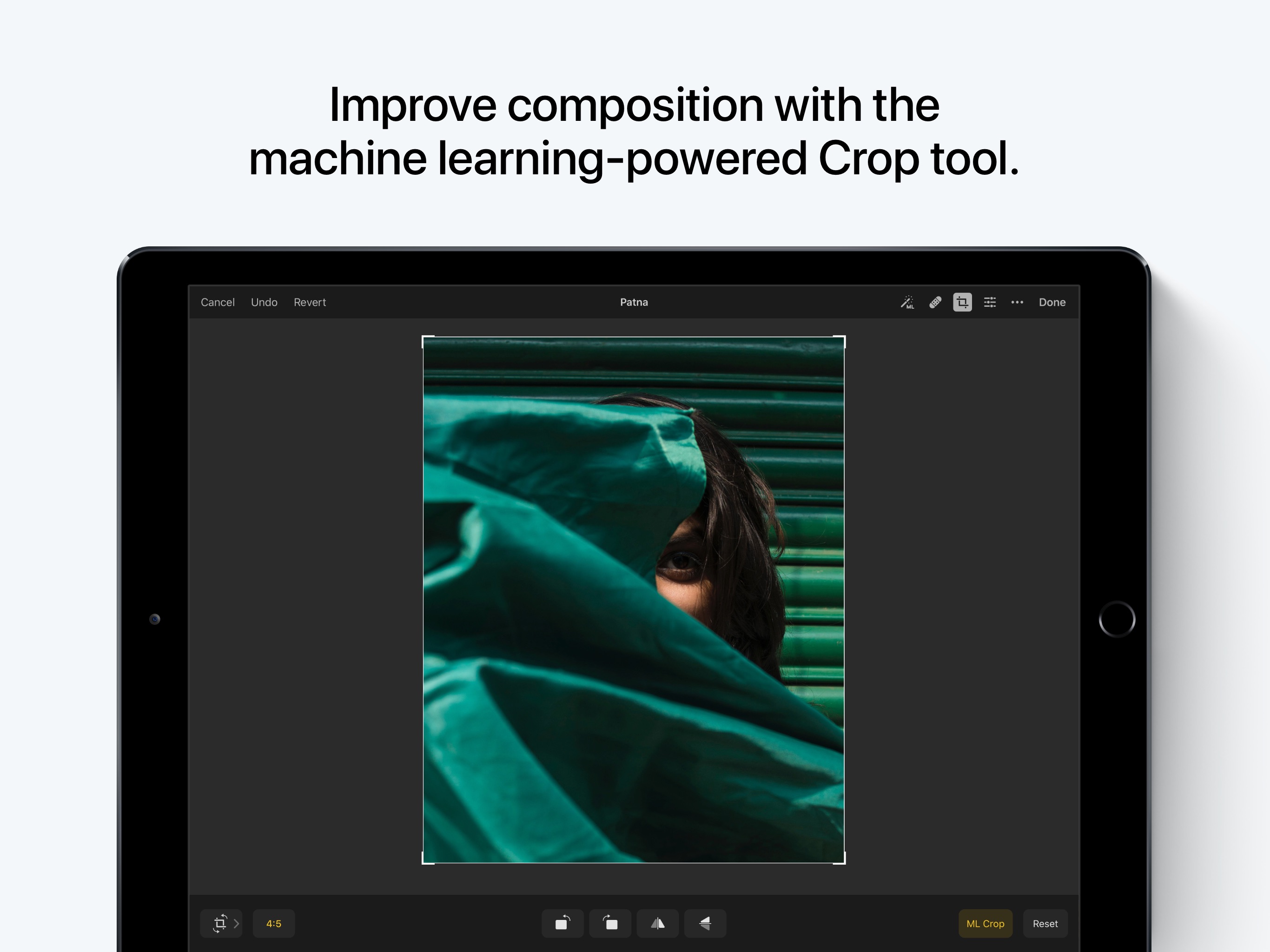 Screenshot do app Pixelmator Photo: Pro Editor