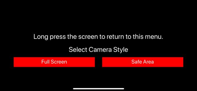 Full Screen Camera