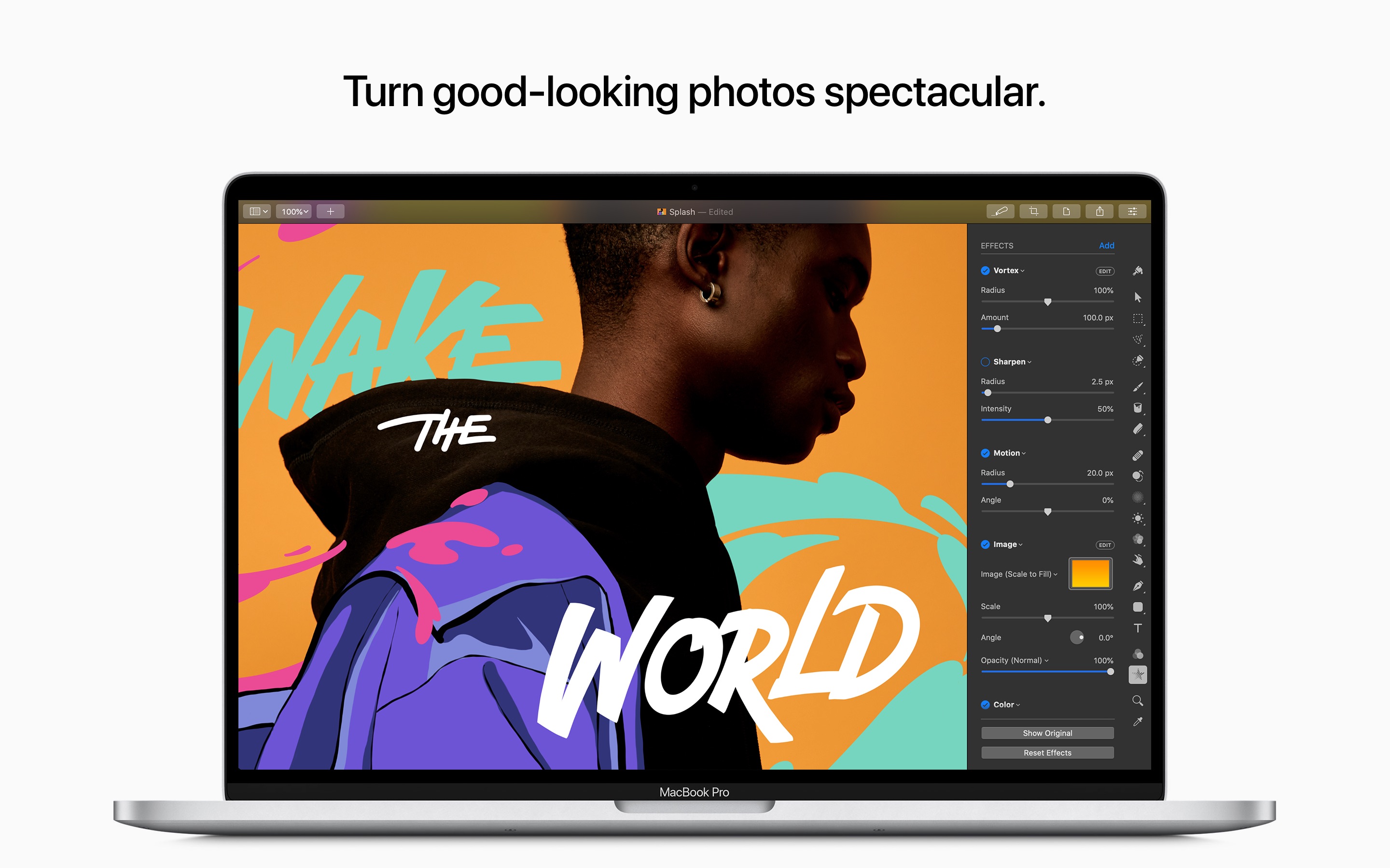 Screenshot do app Pixelmator Pro