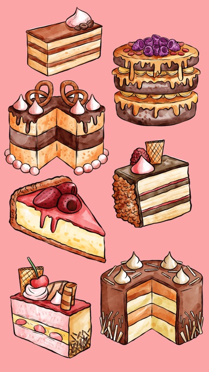 Bakery Cake Stickers