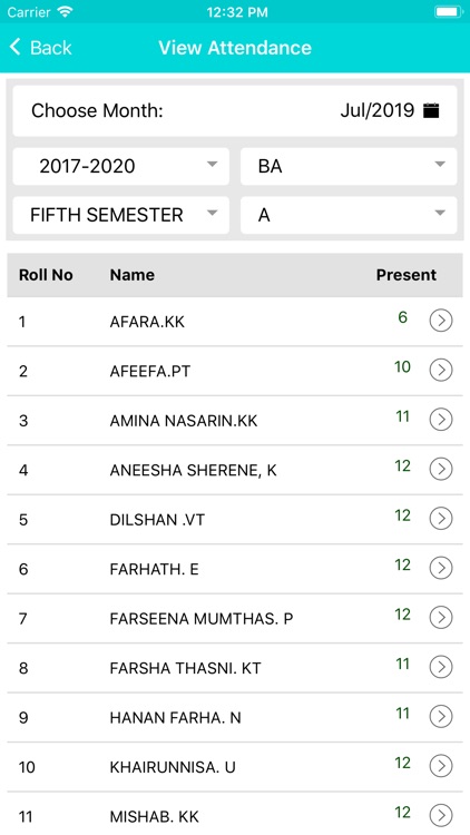 College Attendance screenshot-7