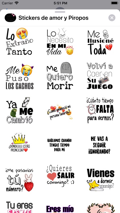 Stickers Amor y Piropos Frases screenshot-3