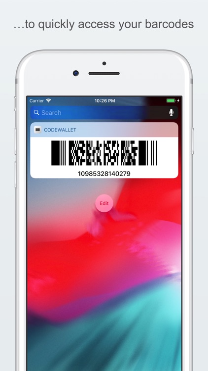 CodeWallet - Barcode Widget