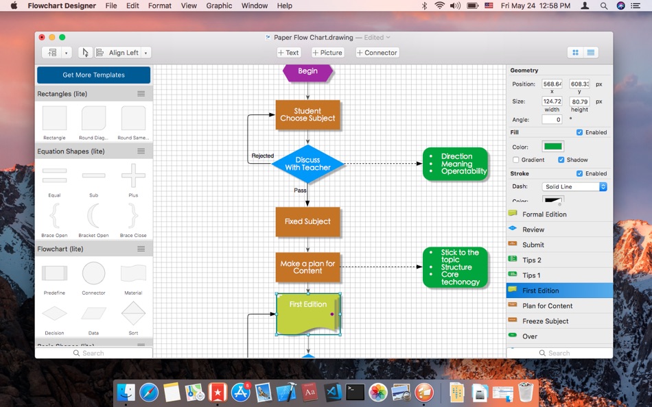 Flowchart Designer by 光建 张 - (macOS Apps) — AppAgg