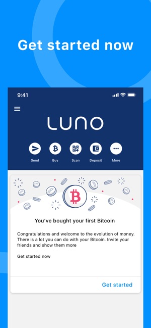 Luno Bitcoin Cryptocurrency Im App Store - 