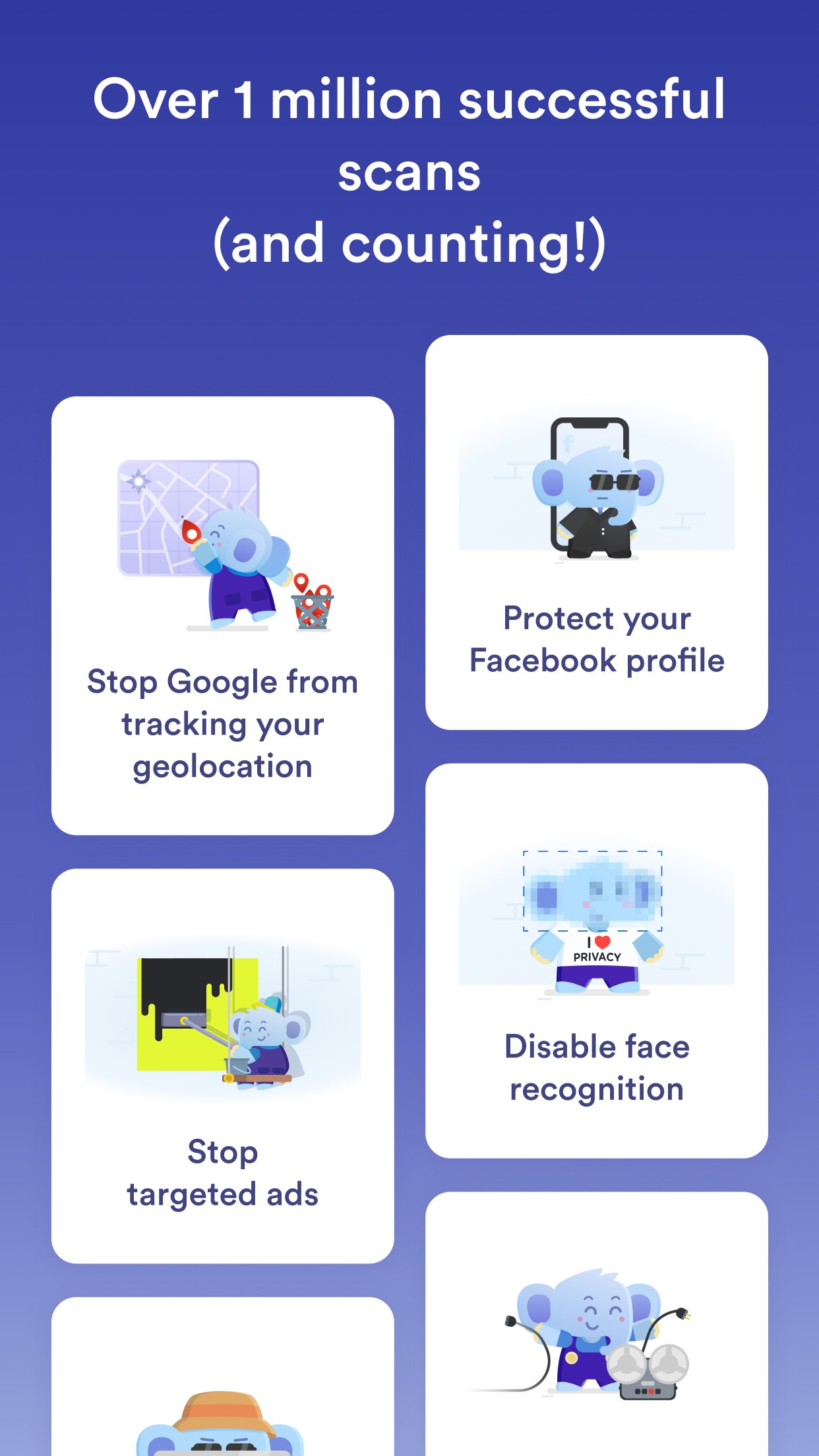 Screenshot do app Jumbo: Privacy + Security