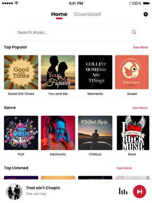 Snímek 1 Music - MP3 Music Downloader iphone