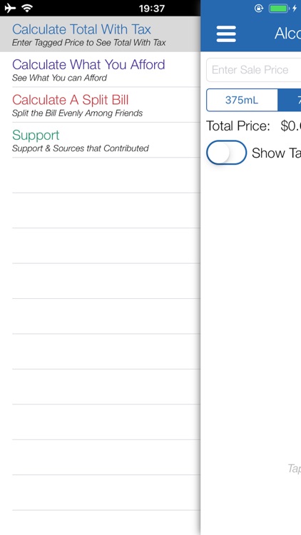 Alcohol Tax Tool