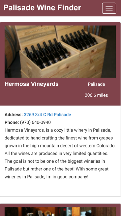 Palisade Wine Finder screenshot 2