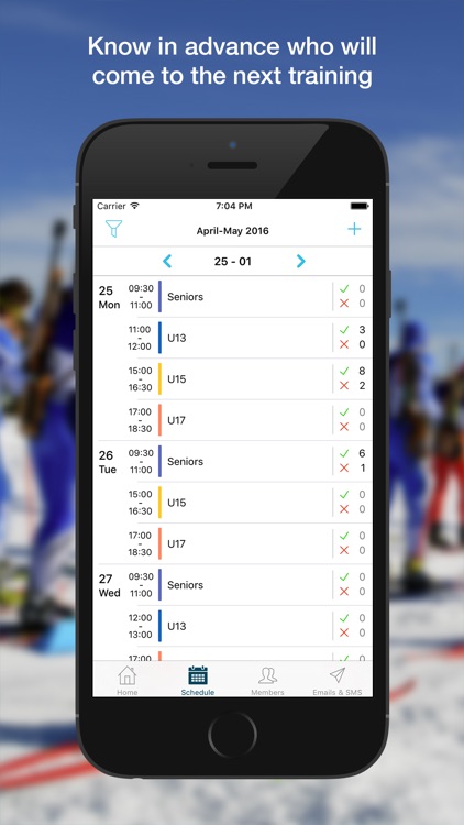 Sportlyzer Coach Diary