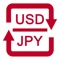 A handy app to convert between US Dollar (USD) and Japanese Yen (JPY)