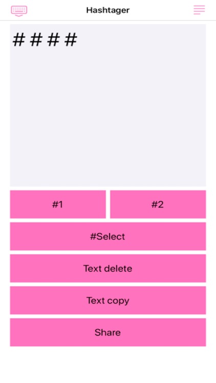 Hashtager - Hashtag inputs