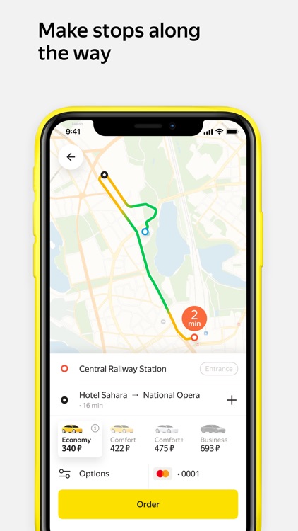 Yandex.Taxi — book a car screenshot-3