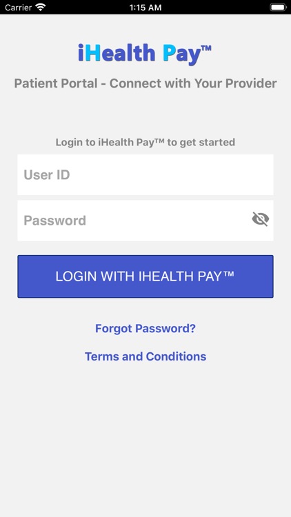 iHealth Pay - Patient